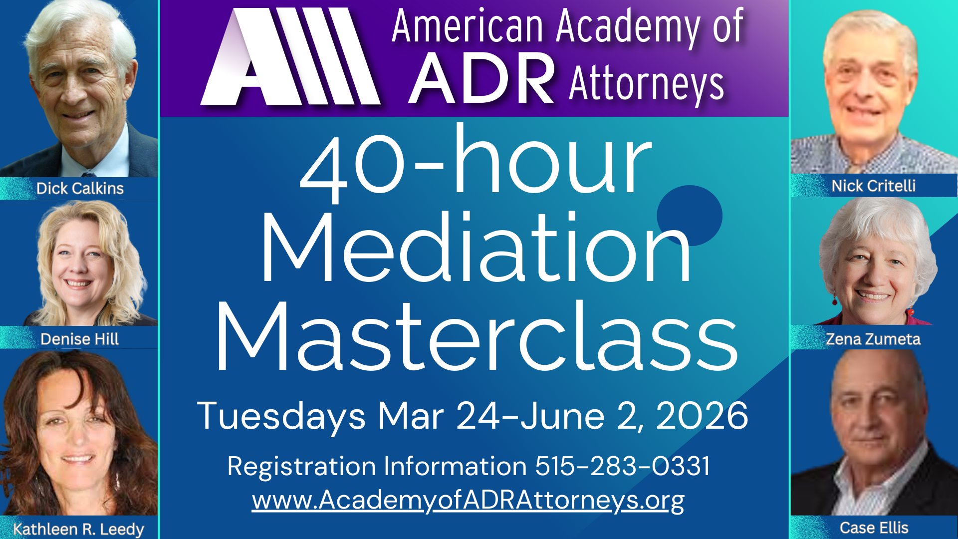 Fall 2025 Calkins ADRl Masterclass